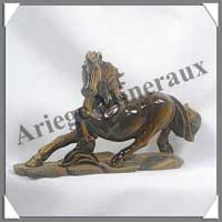 CHEVAL - OEIL de TIGRE - 170 mm - 350 grammes - C001