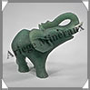 ELEPHANT - AVENTURINE - 115x90x50 mm - 275 grammes - A001 Brésil