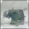 ELEPHANT - FLUORITE VERTE - 80x40x30 mm - 155 grammes - A001 Chine