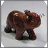 ELEPHANT - RHODONITE Foncée - 80x45x30 mm - 175 grammes - C001 Madagascar