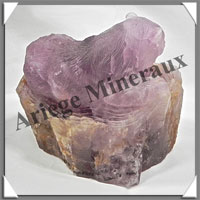 OURS - AMETHYSTE - 140x130x100 mm - 2 880 grammes - A002