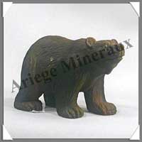 OURS - OEIL DE TIGRE - 65 mm - 85 grammes - C002