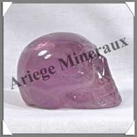 AMETHYSTE - Cr�ne - 70x47x47 mm - 230 grammes - A001