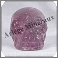 AMETHYSTE - Cr�ne - 70x47x47 mm - 230 grammes - A001