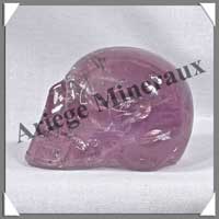 AMETHYSTE - Cr�ne - 70x47x47 mm - 230 grammes - A001