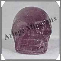AMETHYSTE - Crâne - 70x45x40 mm - 230 grammes - A003