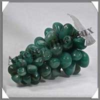 AGATE VERTE - Grappe de Raisin - 150 mm - 600 gr - M002