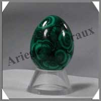 MALACHITE - Oeuf 40 mm - 77 gr - P017