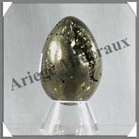 PYRITE - Oeuf - 40 mm - 116 grammes - A001