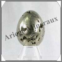 PYRITE - Oeuf - 45 mm - 140 grammes - A016