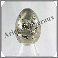 PYRITE - Oeuf - 45 mm - 110 grammes - A017