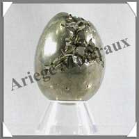PYRITE - Oeuf - 50 mm - 140 grammes - A018