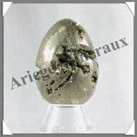 PYRITE - Oeuf - 55 mm - 160 grammes - A019