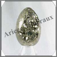 PYRITE - Oeuf - 65 mm - 245 grammes - A021