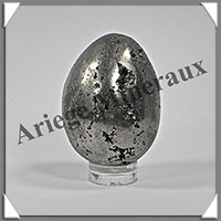 PYRITE - Oeuf - 43 mm - 97 grammes - A022