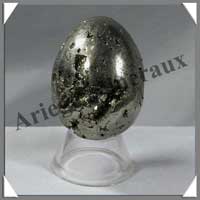 PYRITE - Oeuf - 45 mm - 140 grammes - A033