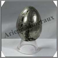 PYRITE - Oeuf - 47 mm - 129 grammes - A038