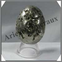 PYRITE - Oeuf - 53 mm - 206 grammes - A040