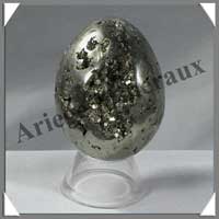 PYRITE - Oeuf - 52 mm - 189 grammes - A041