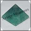 FLUORITE Verte - PYRAMIDE - 43x43x40 mm - 93 grammes - C029 Chine
