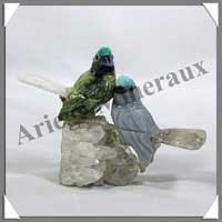 CHAUCHINS Couple - Socle QUARTZ - 40 � 60 mm