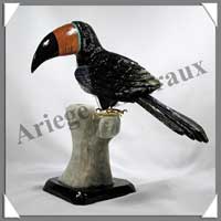 TOUCAN  (Corps en ONYX NOIR) - 200 mm - A001