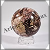 BOIS FOSSILE - Sphère - 95 mm - 1 100 grammes - Y004 Madagascar