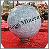 CALCITE BLEUE - Sphère - 165 mm - 6050 grammes - R010 Madagascar