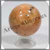 CALCITE ORANGE - Sphère - 48 mm - 160 grammes - R002 Madagascar