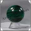 MALACHITE - Sphère - 44 mm - 180 grammes - P005 Zaïre