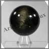 OBSIDIENNE GRAPHITE - Sphère - 60 mm - 310 grammes - C004 Mexique