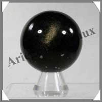 OBSIDIENNE GRAPHITE - Sphère - 45 mm - 220 grammes - C007