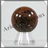 OBSIDIENNE MOHAGANY - Sphère - 40 mm - 80 grammes - C003 Mexique