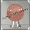 QUARTZ ROSE - Sphère - 50 mm - 160 grammes - R005 Madagascar