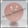 QUARTZ ROSE Etoilé - Sphère - 64 mm - 375 grammes - R016 Madagascar