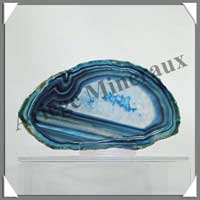 AGATE BLEUE - Tranche Fine 65x120 mm - C001