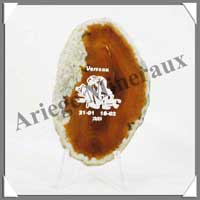 AGATE ZODIAQUE - 11 - VERSEAU - 85x55 mm - M003