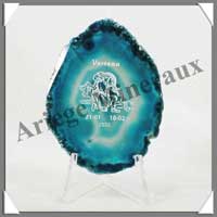 AGATE ZODIAQUE - 11 - VERSEAU - 70x52 mm - M004