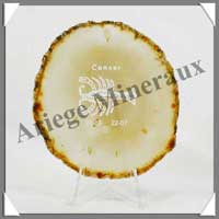 AGATE ZODIAQUE - 04 - CANCER - 90x82 mm - M001