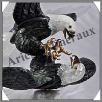 AIGLES (Couple) - JADE NEPHRITE - 430x320x200 mm - 3750 grammes - A002