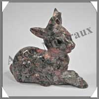 BAMBI - JASPE ROSE - 85x75x40 mm - 175 grammes - A001