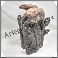BOAS (Couple) - STEATITE - 150x100x80 mm - 2 210 grammes - A001