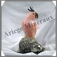 CACATOES - QUARTZ ROSE - 260 mm - 3100 grammes - A001
