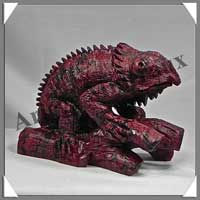 CAMELEON - JASPE BRECHIQUE - 95x70x55 mm - 310 grammes - A001