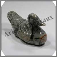 CANARD - JASPE PICASSO - 80 mm - 90 grammes - C001