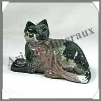 CHAT - JASPE OCEAN - 110 mm - 290 grammes - C001