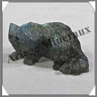 CHAT - LABRADORITE - 40x30x20 mm - 30 grammes - A007