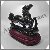 CHEVAL - HEMATITE - 185x160x50 mm - 1800 grammes - A001