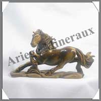 CHEVAL - OEIL de TIGRE - 170 mm - 350 grammes - C001