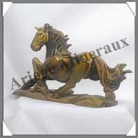 CHEVAL - OEIL de TIGRE - 170 mm - 350 grammes - C001